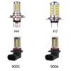 33SMD LED Car Fog Lamp Daytime Running Light Bulb H8 H11 9005 9006 H4 H7 Turning Parking Bulb White Light 12V Headlight Bulbs