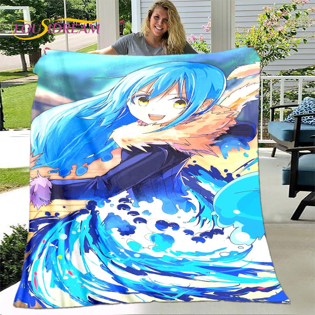 I Got Reincarnated As A Slime Anime Soft Plush Blanket,Flannel Blanket Throw Blanket for Living Room Bedroom Sofa Picnic Cover