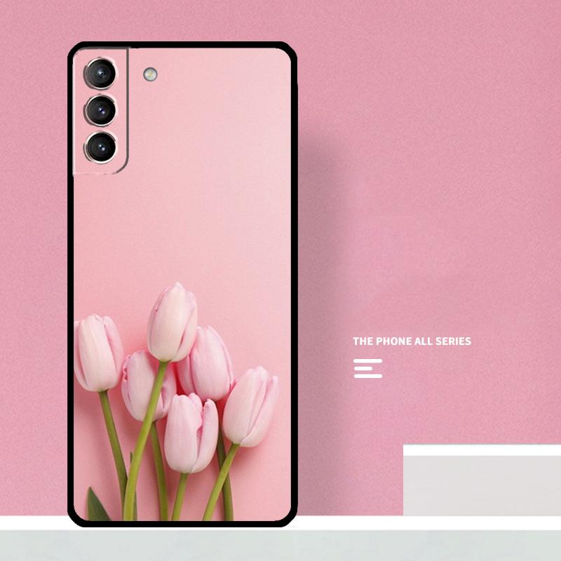Tulips Flower Phone Case For Samsung Galaxy S26 S25 S24 S20 S21 S22 S23 Ultra S10 Plus S25 FE Cover Coque