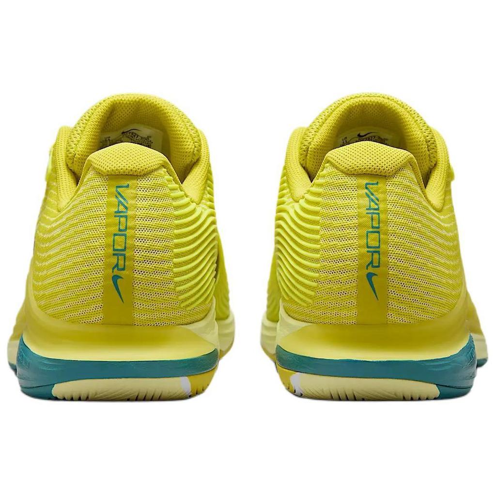 Nike Court Air Zoom Vapor 12 Premium HC High Voltage Men Sneakers Yellow Luminous-Green Mineral-Teal HF7827-300