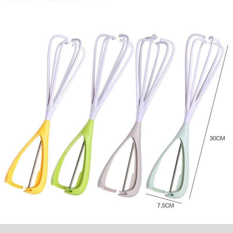 

Кухонный полуавтоматический вращающийся венчик для яиц, многофункциональный домашний механический ручной миксер для крема, кухонные аксессуары розовый