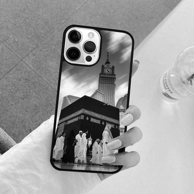 Islamic Muslim Islam Allahu Akbar Golden Phone Case Cover For iPhone 17 Air 15 16 Pro Max 14 13 12 11 Pro Max Plus