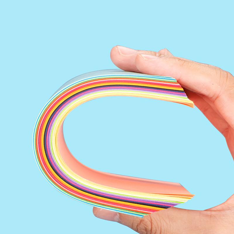 200 Stück Quadratisches Origami-Papier-Set zum Falten von Papier 20 Farben Kinderbasteln Kran Bunte Papiere Konfetti Quadratisches Falten Doppelseitig