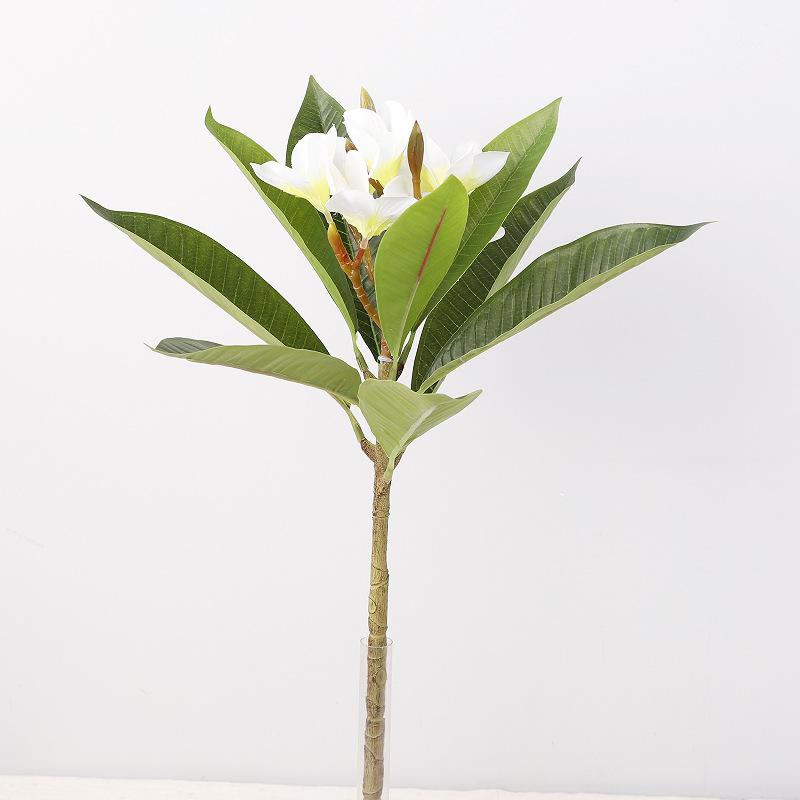 Simulated egg flower feels green plant leaves leaves fake flower window garden made, simulated plant egg flower