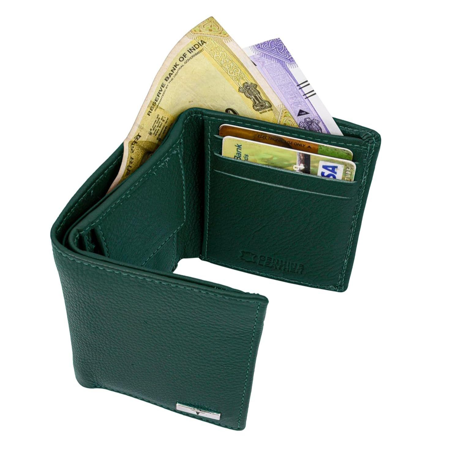 Мужской кожаный кошелек Travis Green — фото 3