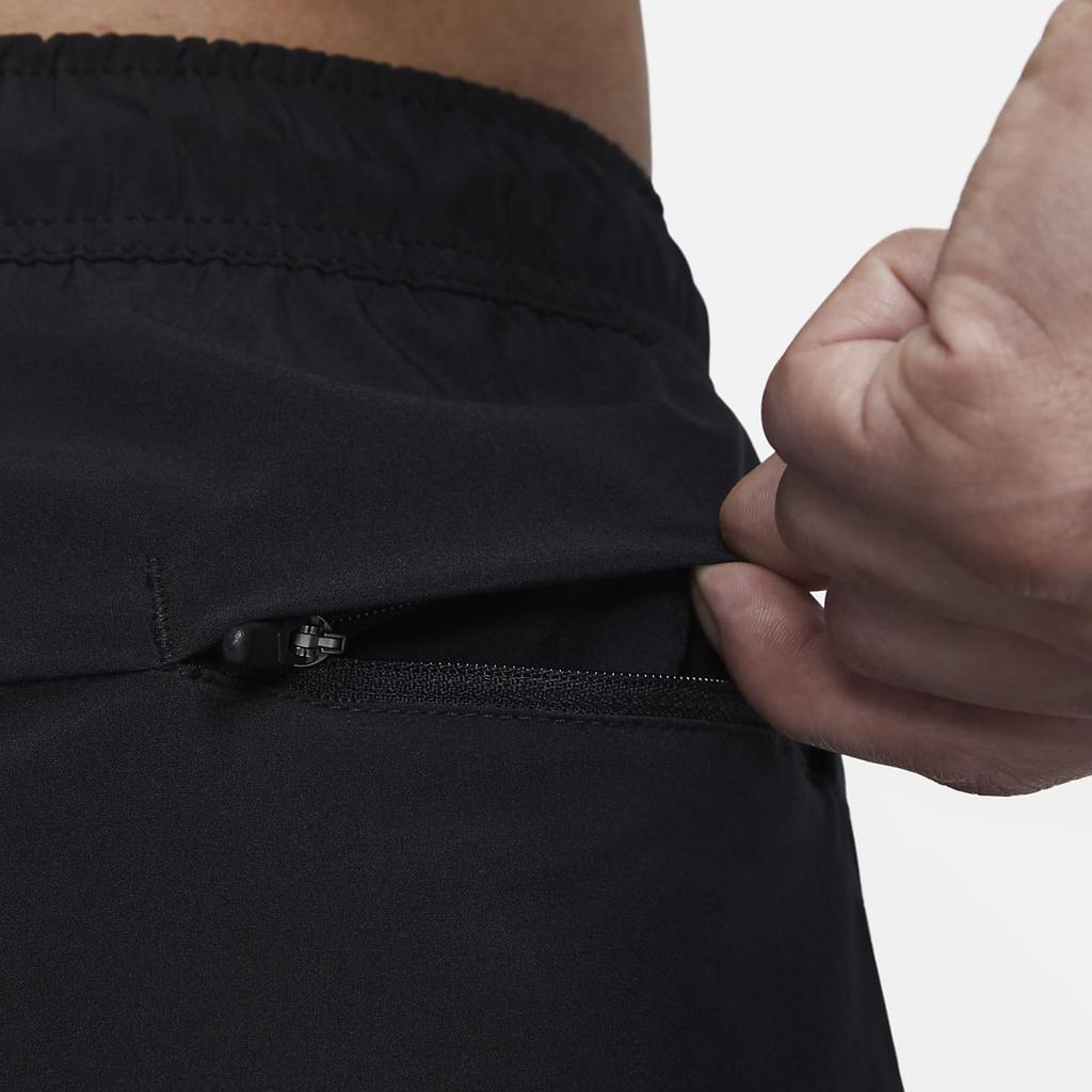 Nike High-Waisted Drawstring Shorts With Pockets Men Bottoms Black DV9335-010