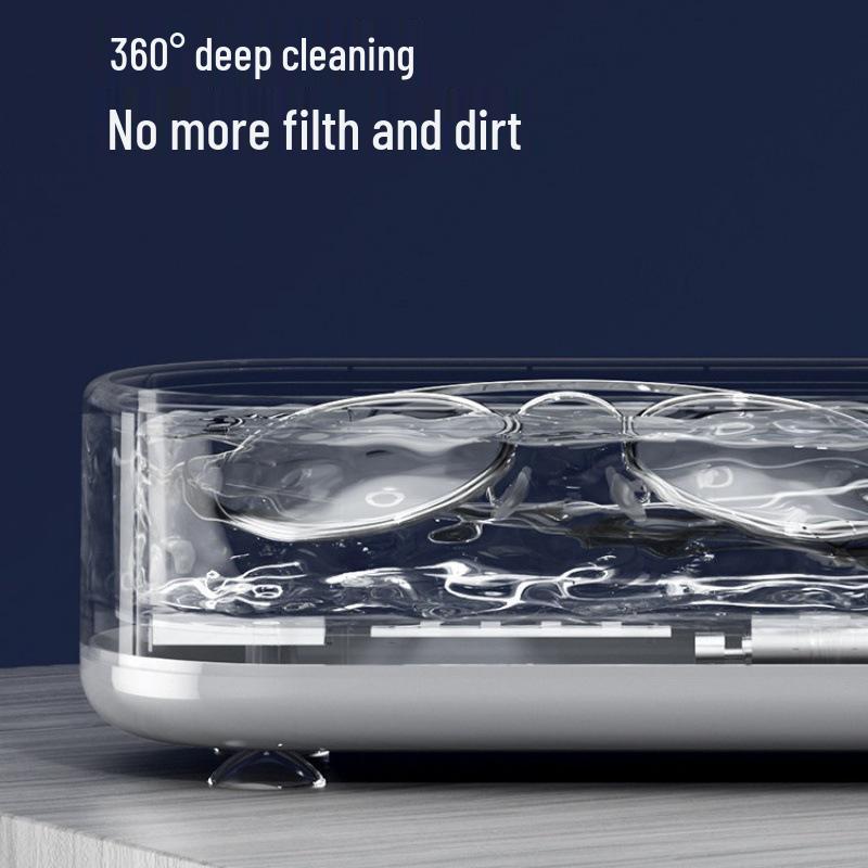 Ultrasonic Eyewear & Jewelry Cleaner – Home Device for Lenses, Retainers, Watches & More