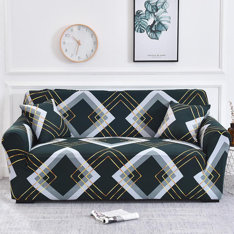 

Чехол для дивана с принтом, высокоэластичные чехлы для диванов в гостиной, нескользящий чехол для дивана, подходит для домашних животных и собак, защитник мебели 1pc1-seat 90-140cm