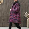 Plus Size Cotton-padded Coat Women's Winter Clothes Mid-length Jacket Women's Autumn and Winter Literary Retro Loose Thick Cotton-padded Coat