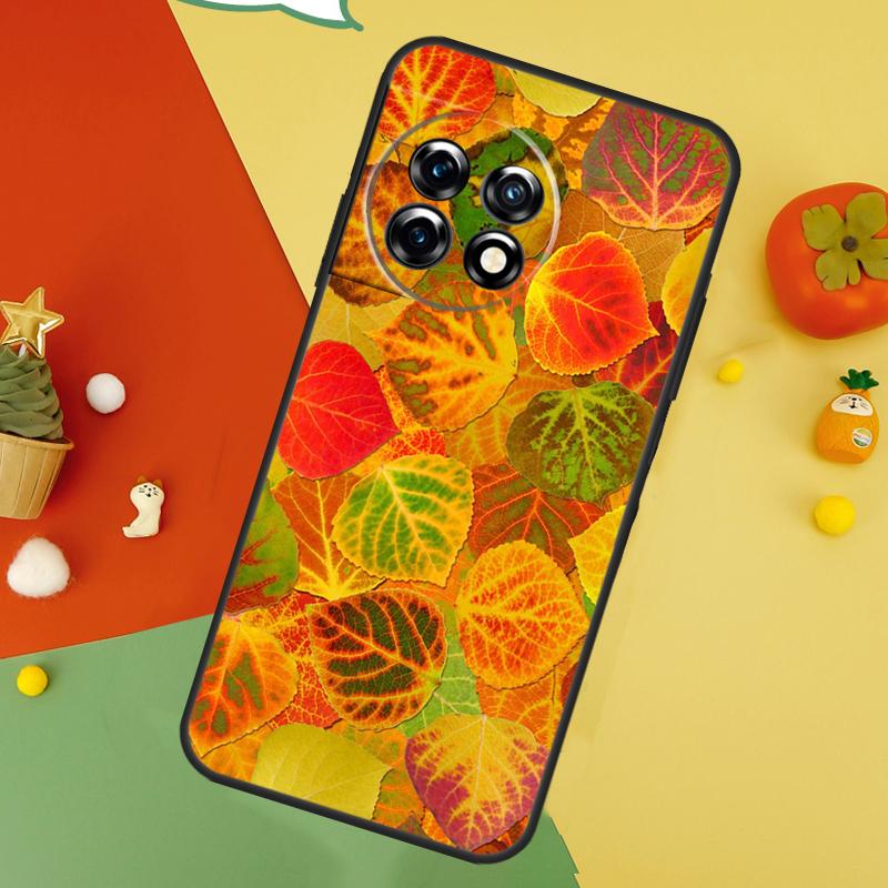 Autumn Leaves Case For OnePlus 15 12 12R 13T 13R 13 11 9 10 Pro 10T 8T Nord 5 CE 2 3 4 Lite N20 N30 Cover