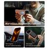 Brown Leather Magnetic Charging Phone Case For iPhone 17 12 13 14 15 16 Pro Max Air Luxury Plating Ultra Thin Shockproof Cover