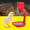 Automatic Chicken Drinking Water Hanging Cup 25mm Interface Clip-type Drink Fountain Stainless Steel Head Poultry Supplies 20Pcs