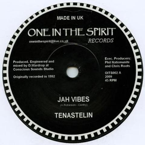 

7inch Record TENA STELIN - Jah Vibes One In The Spir 2010 UK Reggae, Ska & Dub