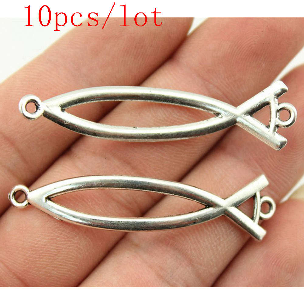 Fish Bone Charms For Jewelry Making Pendant Diy Crafts Accessories