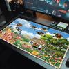 Shaun the Sheep Color Mouse Pad Large Gaming Table Cushion Non-slip Laptop Tablet Big Mousepad XXL Mat Mini PC Playmat With Lock edge