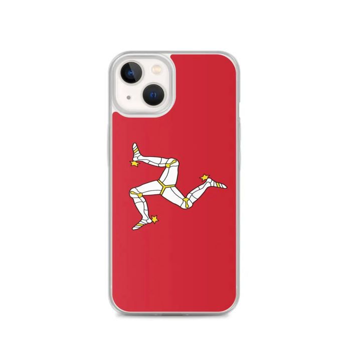 Coque iPhone - iPhone 13 - Drapeau île de Man - Souple - Multicolore - Design exclusivo