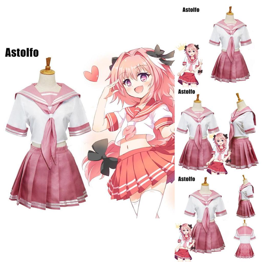 Fate/grand Order Astolfo Cosplay Costume Halloween Outfit Uniform For Women