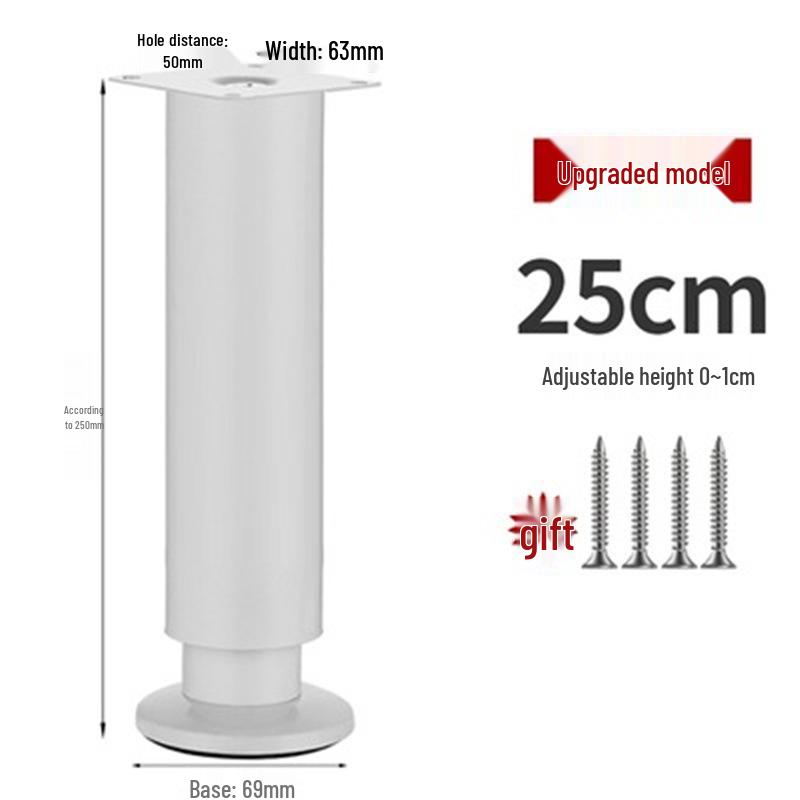 Adjustable Stainless Steel Furniture Support Legs: Cabinet, Sofa, TV Stand, Coffee Table, Bed