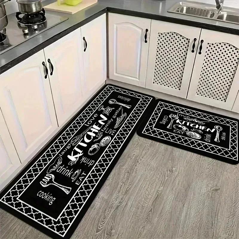 1PC 3D Patroon Keukenvloerkleed Antislip Deurmatten Pop design Badkamervloerkleed Badmat Tapijt voor Thuis Gootsteen Wasruimte Decor