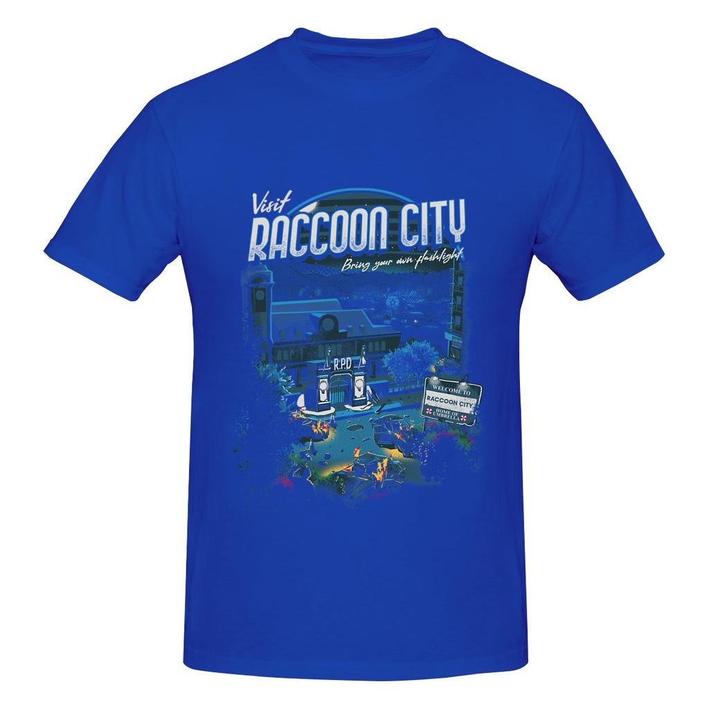 Visit Raccoon City Regular Style Tshirt Outdoor Trendy Brands Breathable And Skinfriendly Shirt