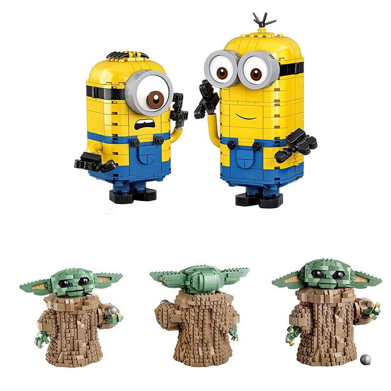 The Wars Star Child Baby Yoda Minions Building Block Children Toys Educational