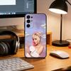 D-DOJA Cat Phone Case Black Silicone Soft For Samsung S25,S24,S21,S22,S23,S30,Ultra,S20,Plus,Fe,Lite
