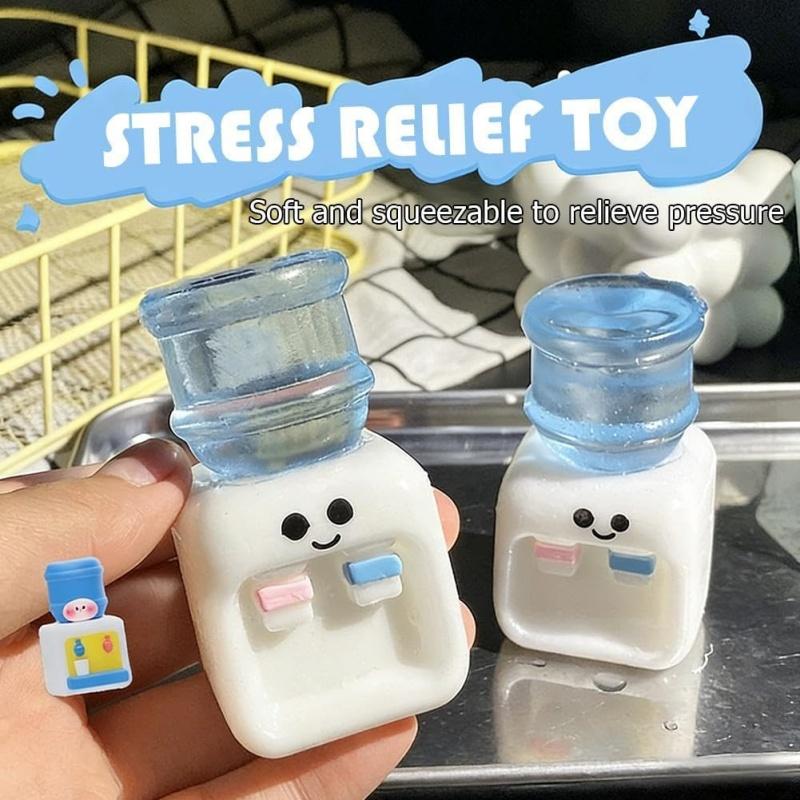 Squishy Water Dispenser Squeeze Toy Funny Stress Relief Decompression Fidget Toy for Adults and Friends Squeeze Anti Stress Toy