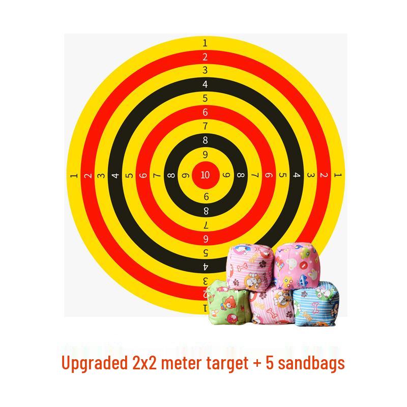 Sandbag Toss Target: Fun Outdoor Game for Kindergarten Team Building