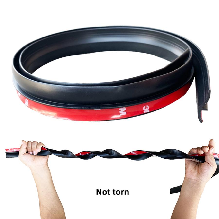 Suv Mpv Trunk Seal Strip 2 Meters Rubber Black White For Hatchback Tail Box Cover Gap Waterproof And Dustproof