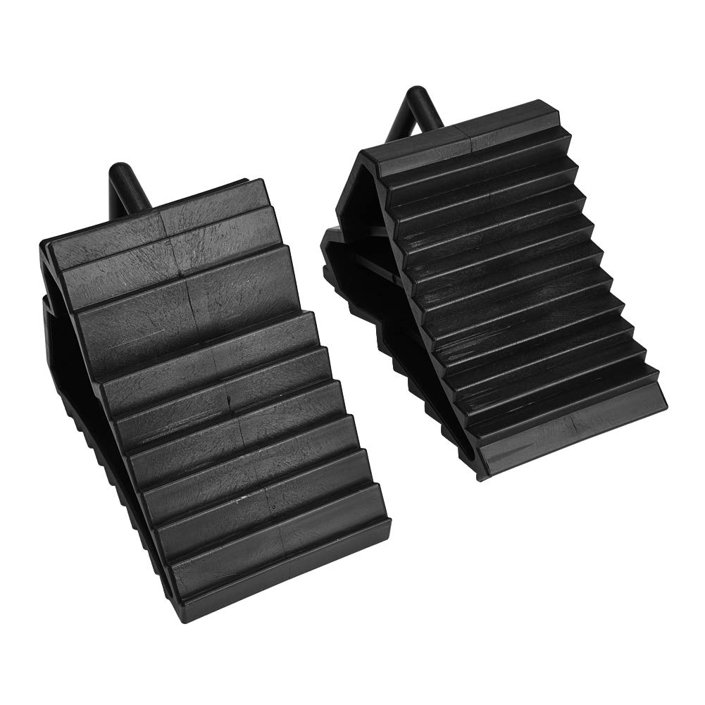 Wheel Chock, Tire Chock, Crack-Resistant, ABS Plastic Tire Stopper, Lightweight, Easy to Install