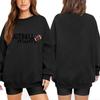 Unisex Pullover Sweatshirt for Men Women, Lightweight Long Sleeve Neck Printed Casual Top
