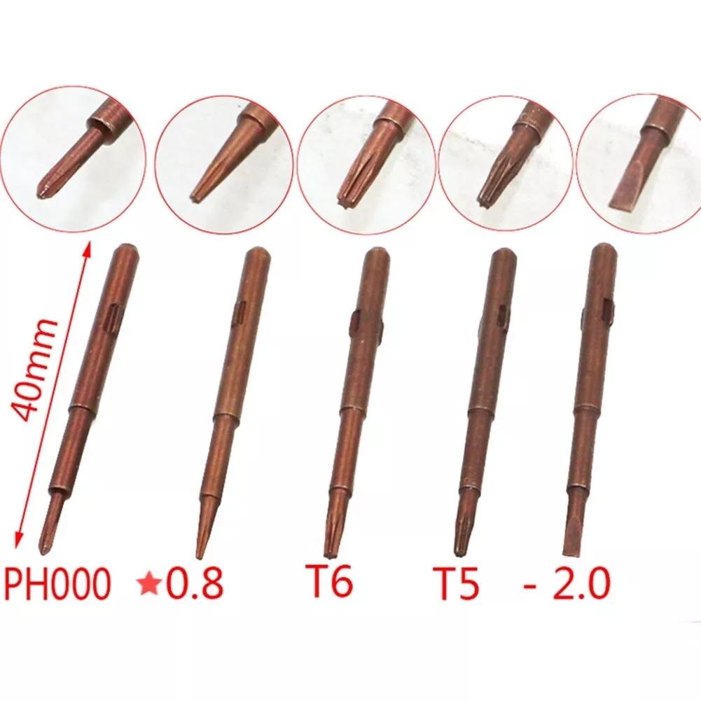 2025 5-in-1 Schroevendraaier Reparatiekit Schroevendraaier voor Telefoon Openen Gereedschap Telefoon Reparatie Gereedschap voor iPhone Huawei Xiaomi / Kleur Willekeurig