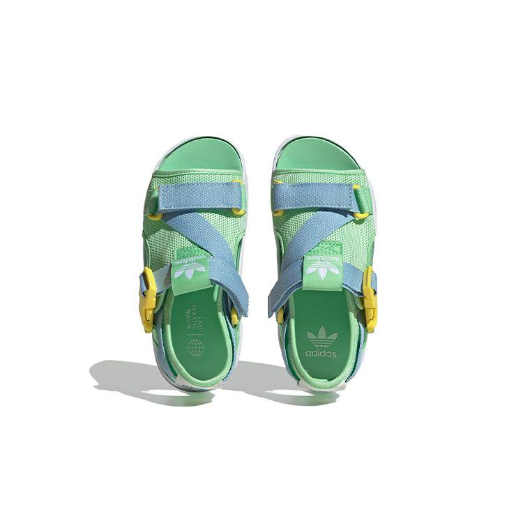 Adidas Originals 360 3.0 Sandals Non-Slip Shock Absorbing Durable Kids Sandals Kids Sandals Green White Yellow ID7483