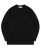 BLOND9 Semi Over-Fit Round Neck Sweater_Black