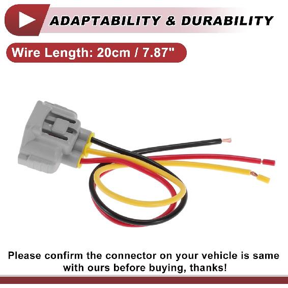 1 Set Turn Signal Light Socket Wiring for Toyota Avalon 2013-2017 No.8112806470/81128-06470 Lamp Bulb Pigtail Connector Harness