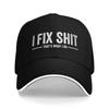I Fix Shit That‘S What I Do Handyman Repair Work Sun Baseball Cap Summer Y2K Cool Trucker Hat For Men Adult Hippie Snapback Cap