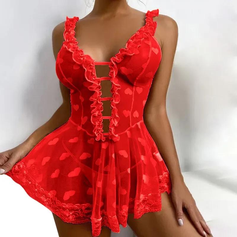 Women's Sexy Lingerie Sets Hot Erotic Women Cosplay Fun Dresses Intimates Sexy Underwear Costumes Sex Babydolls Nightdress