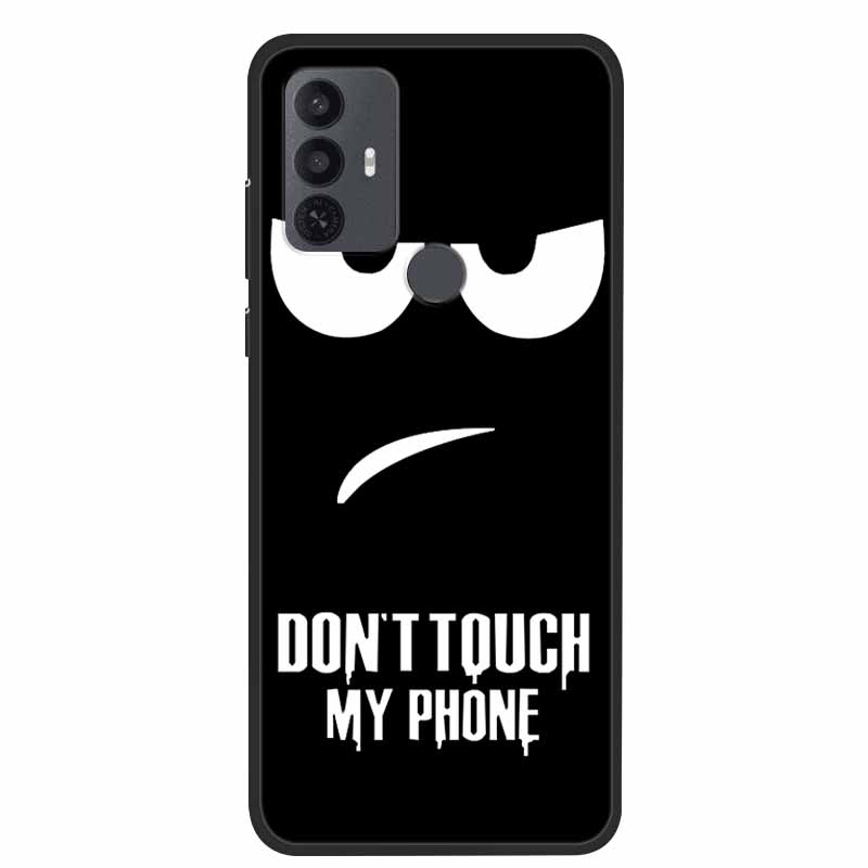 For TCL 30 SE Case Luxury Soft Silicone Protective Animals Phone Cover for TCL 305 306 Case 30SE TPU Funda for TCL30SE Cartoon