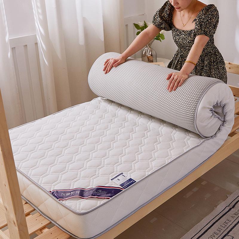 Foldable Thickened Latex Tatami Mattress - Soft Pad for Dormitory or Home, Single/Double