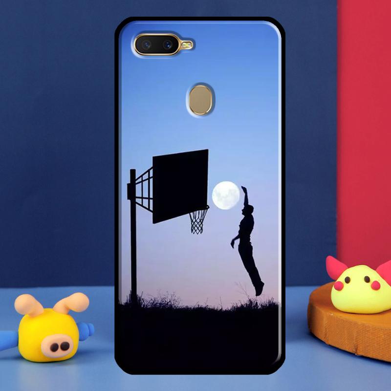 Basketball Sports Case For Oppo A96 A76 A16 A74 A94 A54 S A57 A77 A58 A78 A98 A5 A9 A91 A15 A17 A52 A72 Cover