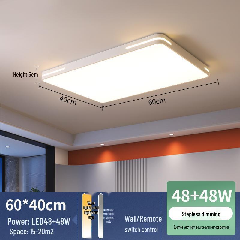 2025 Modern LED Ceiling Light for Bedroom, Study, or Living Room - Round and Simple Design