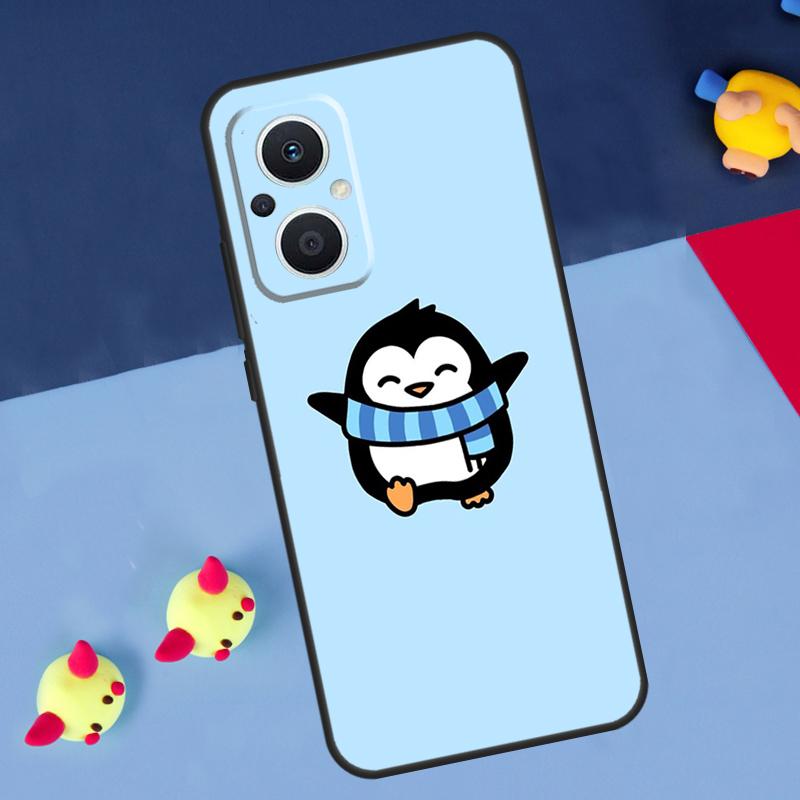 Cartoon-Pinguin für OPPO Reno 14F 13F 12F 11F 10 11 12 13 14 Pro 8T 7 8 Lite OPPO Find X6 X5 X8 X9 Pro Hülle