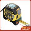 3 In 1 Laser Distance Meter Area Measuring Laser Tape Measure LCD Digital Display Laser Rangefinder With Stainless 5m Tape Ruler