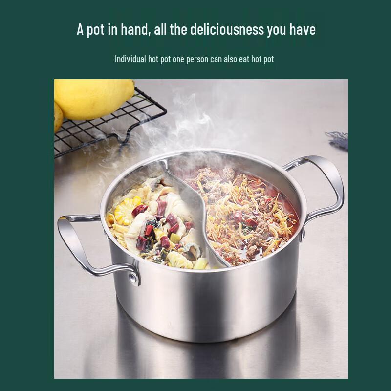 WeiYi Commercial Stainless Steel Individual Hot Pot