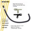 HVAC Engine Heater Inlet Hose Engine Heater Supply Hose For Select Cadillac/Chevrolet/GMC Models With Two Connectors Replace 15145587 15051852