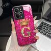 For Oppo Realme 14 14T 5G Case RMX5075 RMX5078 Fashion Letters Shockproof Tempered Glass Cover For Realme14 Realme14T 5G Pouch