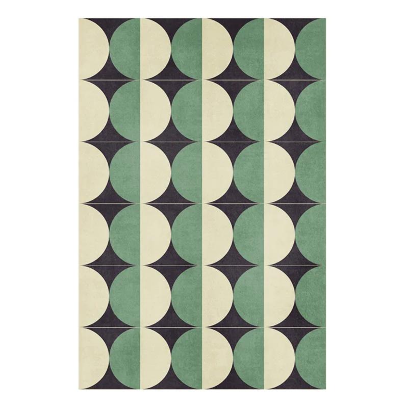 Tapis Antidérapant Épais pour la Maison Tapis Style Nordique pour Salon Décoration Simple de Chambre à Coucher Tapis Géométrique Tapis Pelucheux pour Salon Grande Surface 80x120cm