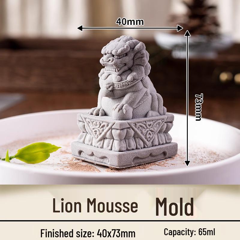 In-Stock Silicone Sheep Mousse Mold - 3D Cartoon, Food-Grade, Cute & Creative Design
