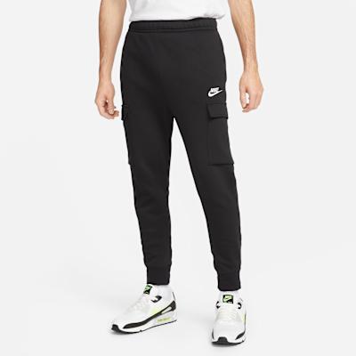 Nike Sportswear Fleece Lined Thermal Sports Sweatpants Cargo Pants Men M