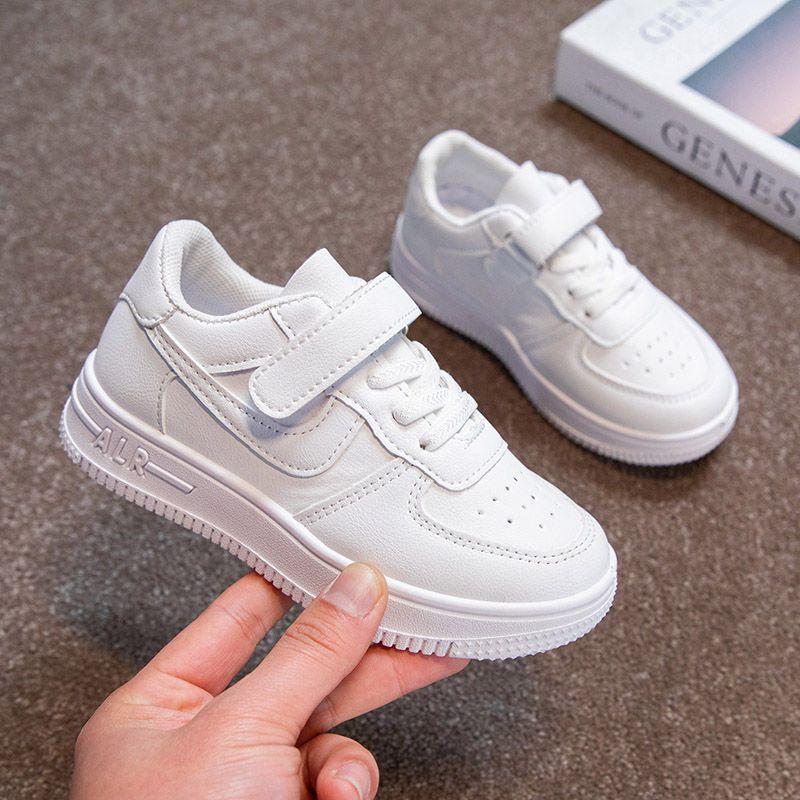 

2025 Summer Boys and Girls Shoes Children s Little White Shoes Girls Casual Mesh Breathable Board Shoes Elementary School Shoes 37 inner length (22.5CM)